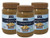 Fifty50 Foods Low Glycemic No Added Sugar Creamy Peanut Butter 18 Ounce  Pack of 3