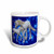 3dRose Unicorn Mother And Baby With Twilight Background Ceramic Mug 15 oz White