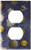 Art Plates - Sheriff Badges (Denim) Switch Plate - Outlet Cover