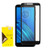 for Motorola Moto E6 XT2005  2019  Moto E 6th Gen   Full Adhesive Tempered Glass Screen Protector   Black Frame