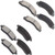 OCPTY Ceramic Brakes Pads Quick Stop Front Rear Brake Pad fit for 2000 2005 for Ford Excursion 1999 2004 for Ford F 250 Super Duty 1999 2004 for Ford F 350 Super Duty