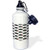 3dRose  funny toon 57 classic car pattern black variations on a white background  Sports Water Bottle 21 oz White