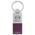Mazda Miata MX 5 Purple Leather Key Ring