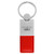 Au Tomotive Gold INC Chrysler 300C Red Leather Car Fob Key Chain Ring