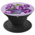 Purple Floral Flowers on Lavender Background PopSockets Grip and Stand for Phones and Tablets