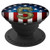 USA Flag First Last Initial S Monogram Letter Camo PopSockets Grip and Stand for Phones and Tablets
