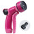 Sprout 65106 AMZ Metal Front Trigger 7 Pattern Nozzle and QuickConnect Product Adapter Amazon Bundle Raspberry Red