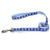 Guardian Gear Nylon Two Tone Pawprint Dog Leash 6 Feet x 1 Inch Lead Blue