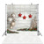35ftx5ft Holiday Snow Flakes Christmas Backdrops Photography Frozen Snow Wood Floor Background Children Photo Studio Backdrop