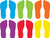 Teacher Created Resources Spot On Footprints Carpet Markers  TCR77470