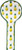 Home Essentials Pineapple All Over Spoon Rest 115 inch Length