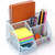 Office + Style Mesh Desk Organizer, 5 Compartments- White