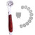 Foot Care Pedicure Callus Shaver Hard Skin RemoverFoot Callus RemoverCallus Shaver Sets Include 10 Replacement Slices with wood Handle for Hand Feet  B