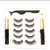 5 Pairs Reusable Magnetic Eyelashes and 2 Tubes of Magnetic Eyeliner Kit Upgraded 3D Magnetic Eyelashes Kit With Tweezers Inside Magnetic Eyeliner and Magnetic Eyelash Kit   No Glue Needed