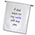 3dRose fl 192424 1 if Dad Says No Uncle Says Yes Black Letters on White Background Garden Flag 12 by 18 Inch