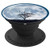 Cool Moon Tree and Birds Design Background on Black PopSockets Grip and Stand for Phones and Tablets