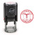 Incomplete Homework   Miseyo Self Inking Round Teacher Stamp   Red Ink