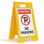 SmartSign  Positively No Parking  Folding Floor Sign   25  x 12  Plastic