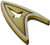 QMx Star Trek Beyond Magnetic Insignia Badge, Command