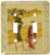 3dRose lsp 38119 2 Japanese Ladies On Vintage Oriental Background Double Toggle Switch