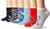 K Bell Women s 6 Pack Novelty No Show Low Cut Socks Viamin Sea  Gray  Shoe Size  4 10