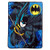 DC Comics Batman  Knight Drop  Micro Raschel Throw Blanket 46  x 60  Multi Color 1 Count