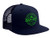 Koloa Surf tm  Thruster Logo Mesh Back Trucker Hat in Navy Green Logo