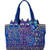 Laurel Burch Indigo Cats Large Cutout Shoulder Tote  Indigo Cats