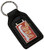 Triple C BSA Leather and Enamel Key Ring Key Fob
