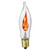 Darice Pack of 2 Clear Flicker Flame Tip Electric Candle Lamp Replacement Light Bulbs
