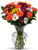 Benchmark Bouquets Life is Good Flowers Orange With Vase  Fresh Cut Flowers