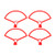 BTG Quick Release Propeller Guard Prop Protectors Compatible with DJI Mavic Mini Drone  Red