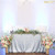 ShiDianYi Table Cloths Rectangle 48x72 Silver Sequin Tablecloth Glitter Table Cloths for Parties Table Overlay for Wedding Reception Sparkly Table Decorations