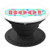 White Sticker Retro Gaming Boo Video Game 8 Bit Pixel Art PopSockets Grip and Stand for Phones and Tablets