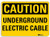 SmartSign Caution   Underground Electric Cable Sign   7  x 10  3M Reflective Aluminum
