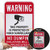 SmartSign  Warning   Property Protected By Video Surveillance No Dumping  Sign   12  x 18  3M Engineer Grade Reflective Aluminum