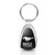 Au Tomotive Gold INC Ford Mustang 50 Years Anniversary Black Tear Drop Key Chain