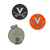 Team Effort Virginia Cavaliers Hat Clip   2 Ball Markers