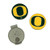 Team Effort Oregon Ducks Hat Clip   2 Ball Markers