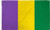 Mardi Gras Plain Flag   3x5ft Poly   Perfect for Parties Home Decor classrooms Events