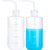 Mkono 2 Pack Plant Flower Succulent Watering Bottle Plastic Bend Mouth Watering Cans Safety Wash Bottle Squeeze Bottle 500ML Medium