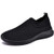 TIOSEBON Women s Walking Shoes Lightweight Mesh Slip on  Breathable Running Sneakers 85 US All Black