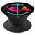 Mermaid and Anchor Solid Black Background PopSockets Grip and Stand for Phones and Tablets