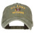 e4Hatscom US Army Veteran Military Embroidered Washed Cap   Olive OSFM