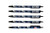 NFL Tennessee Titans Disposable Black Ink Click Pens 5 Pack