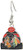 NHL Chicago Blackhawks Knit Dangler Earrings 2  Black