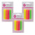 Wilton Birthday Candles, 2.5-Inch, Hot Colors, 72-Pack