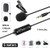 35mm Plug Lavalier Microphone Omnidirectional Condenser Lapel Mic for iPhone Android Smartphone PC Computer Easy Clip on Recording Mic for YouTube Interview Video Camera Camcorders