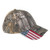 Realtree Xtra Camo and American Flag Baseball Hat Camo w USA Flag
