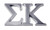 Sigma Kappa Sorority Chrome Auto Emblem